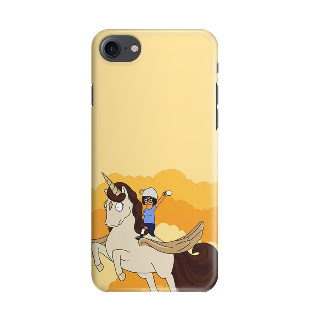 Tina Belcher And Unicorn iPhone SE 3rd Gen 2022 Case