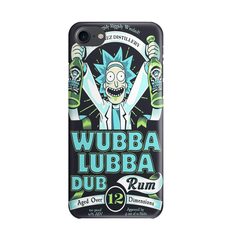 Wubba Lubba Dub Rum iPhone SE 3rd Gen 2022 Case