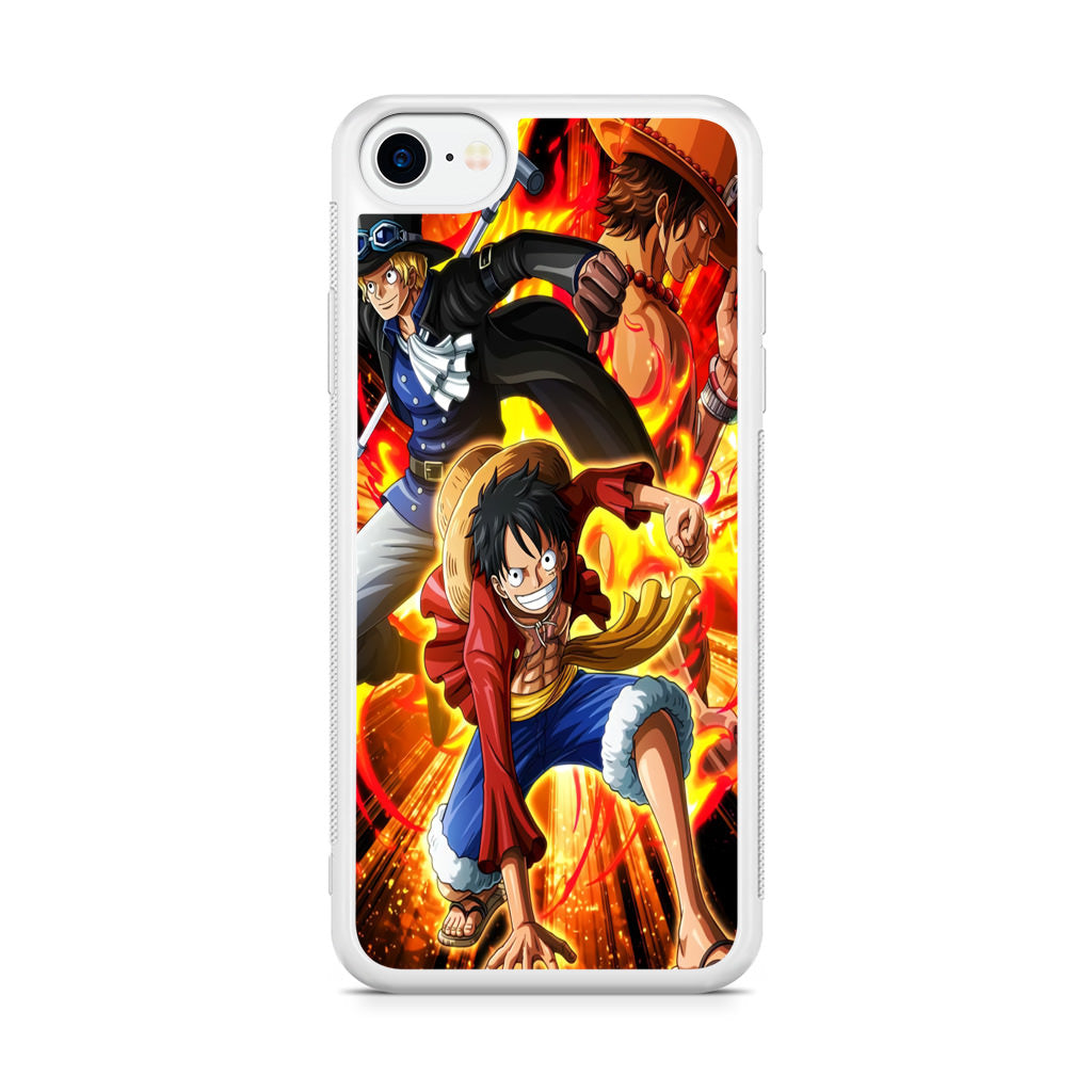 Ace Sabo Luffy Brotherhood iPhone SE 3rd Gen 2022 Case