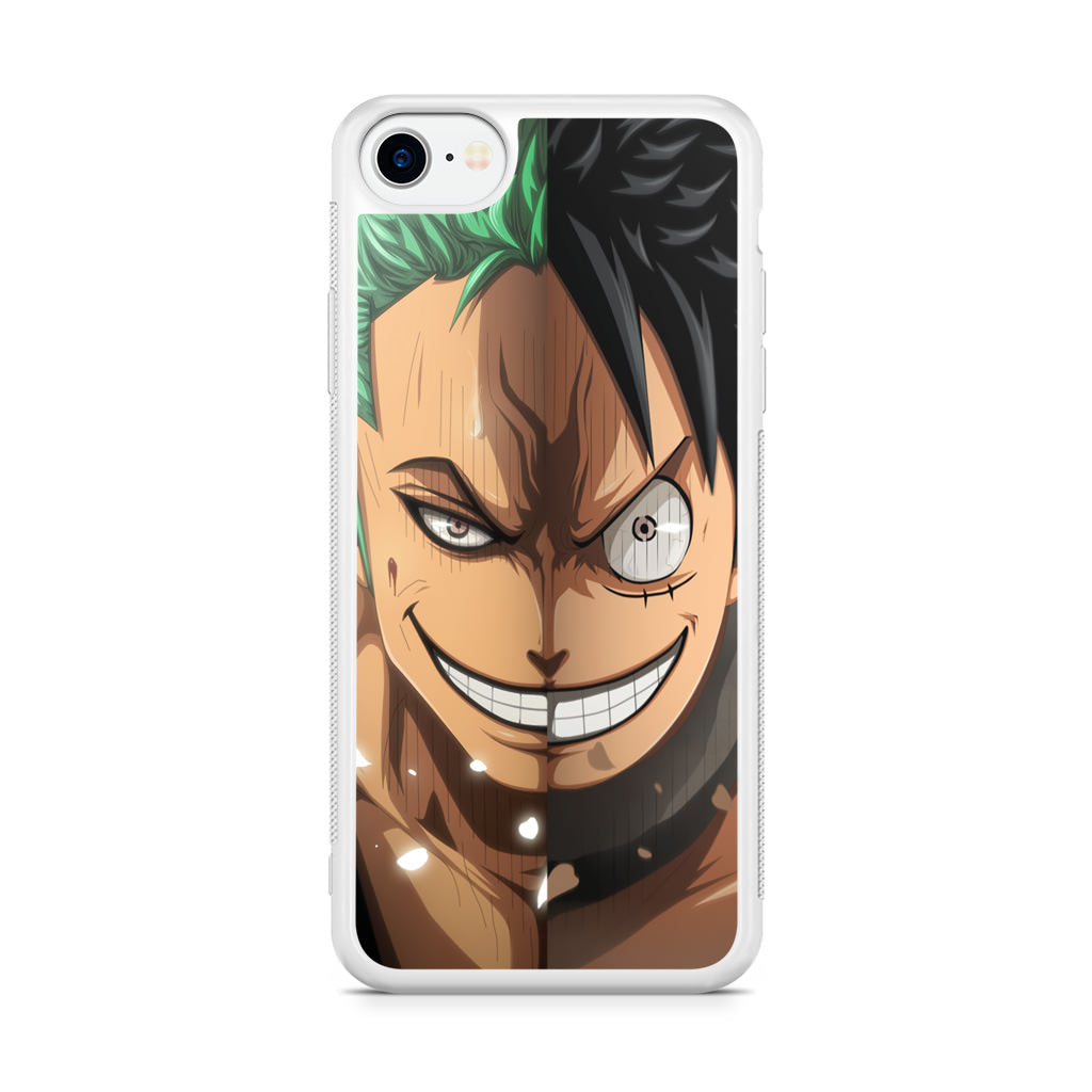 Luffy And Zoro Half Smile iPhone SE 3rd Gen 2022 Case