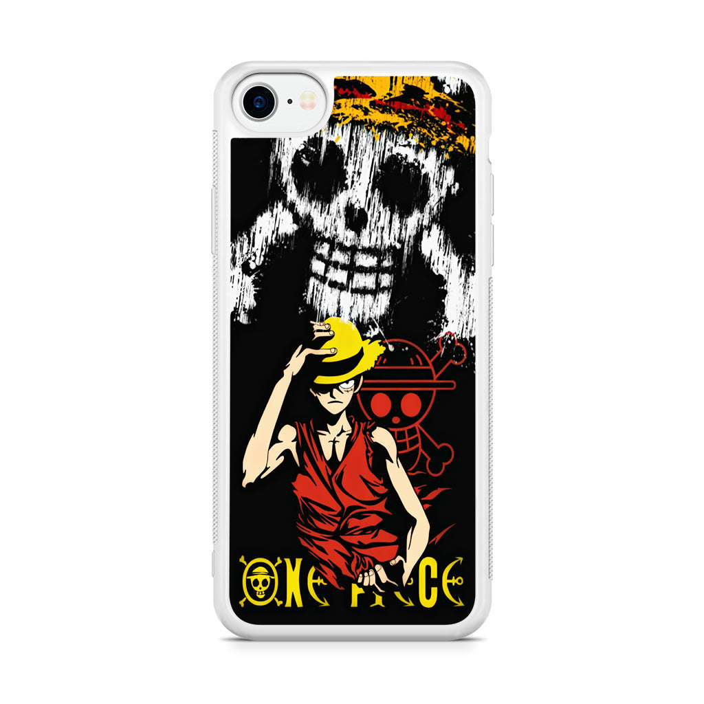 Monkey D Luffy Paint Art iPhone SE 3rd Gen 2022 Case