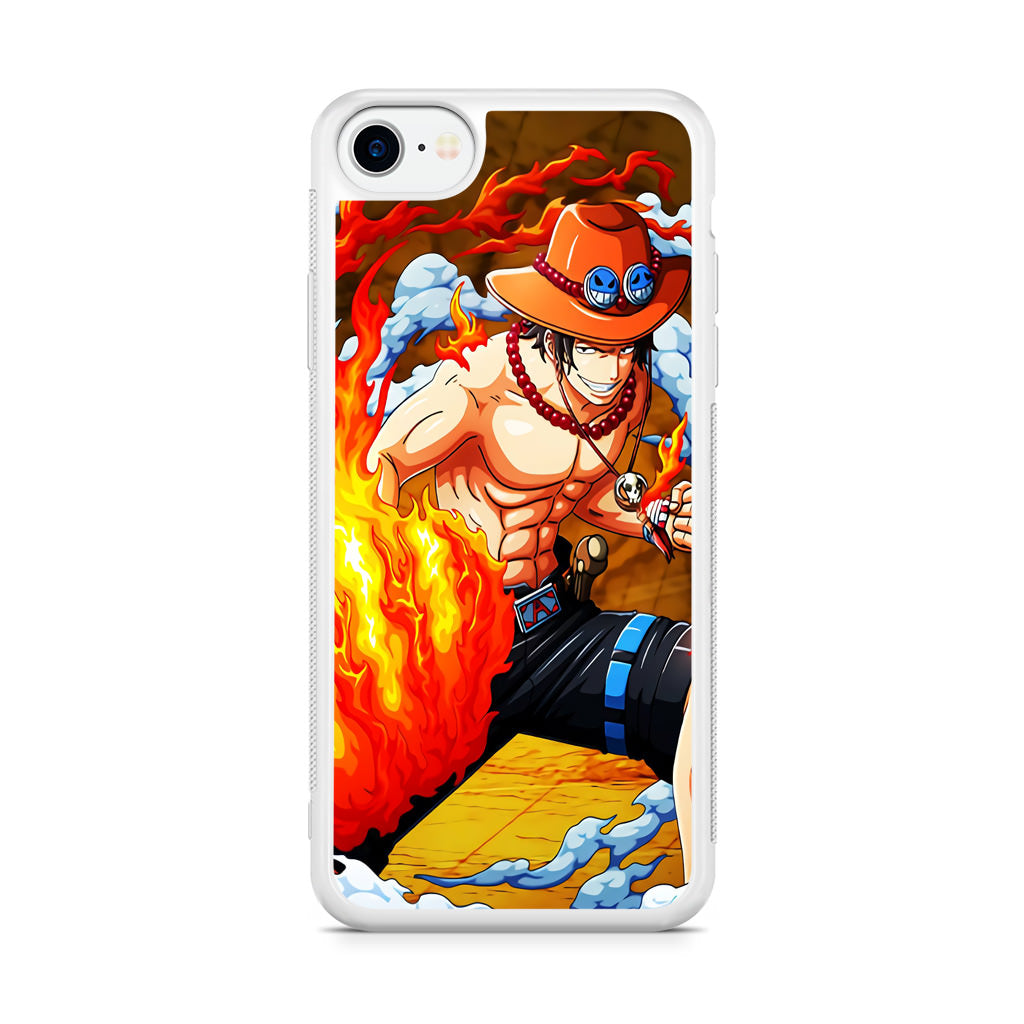 Portgas D Ace Hiken iPhone SE 3rd Gen 2022 Case