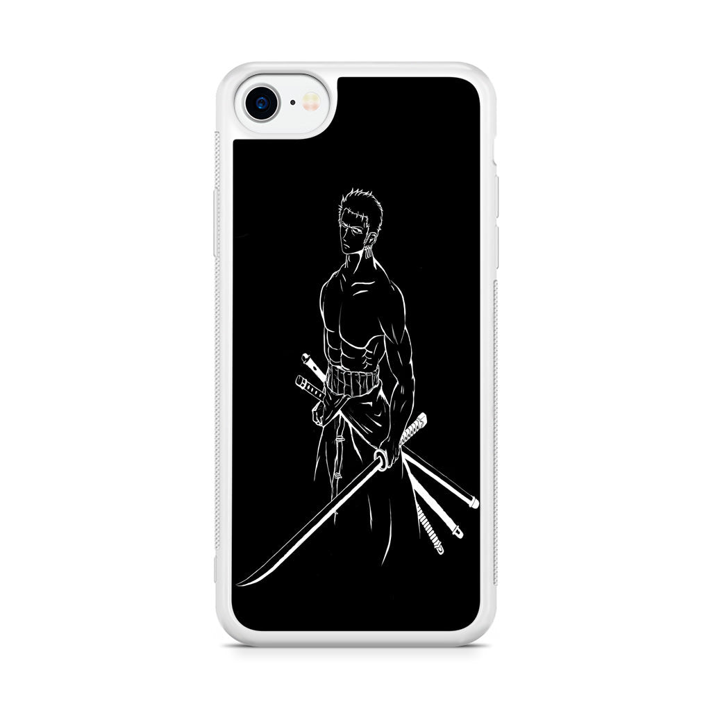 Roronoa Zoro Outlines iPhone SE 3rd Gen 2022 Case