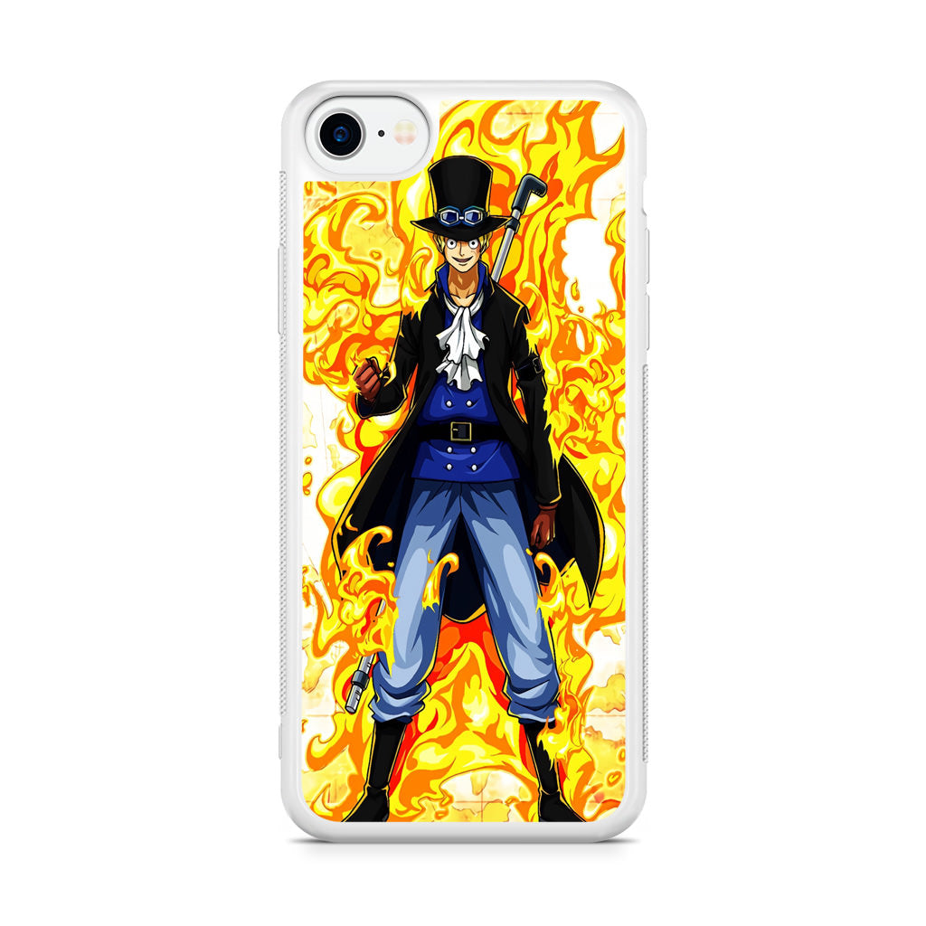 Sabo Mera Mera No Mi iPhone SE 3rd Gen 2022 Case