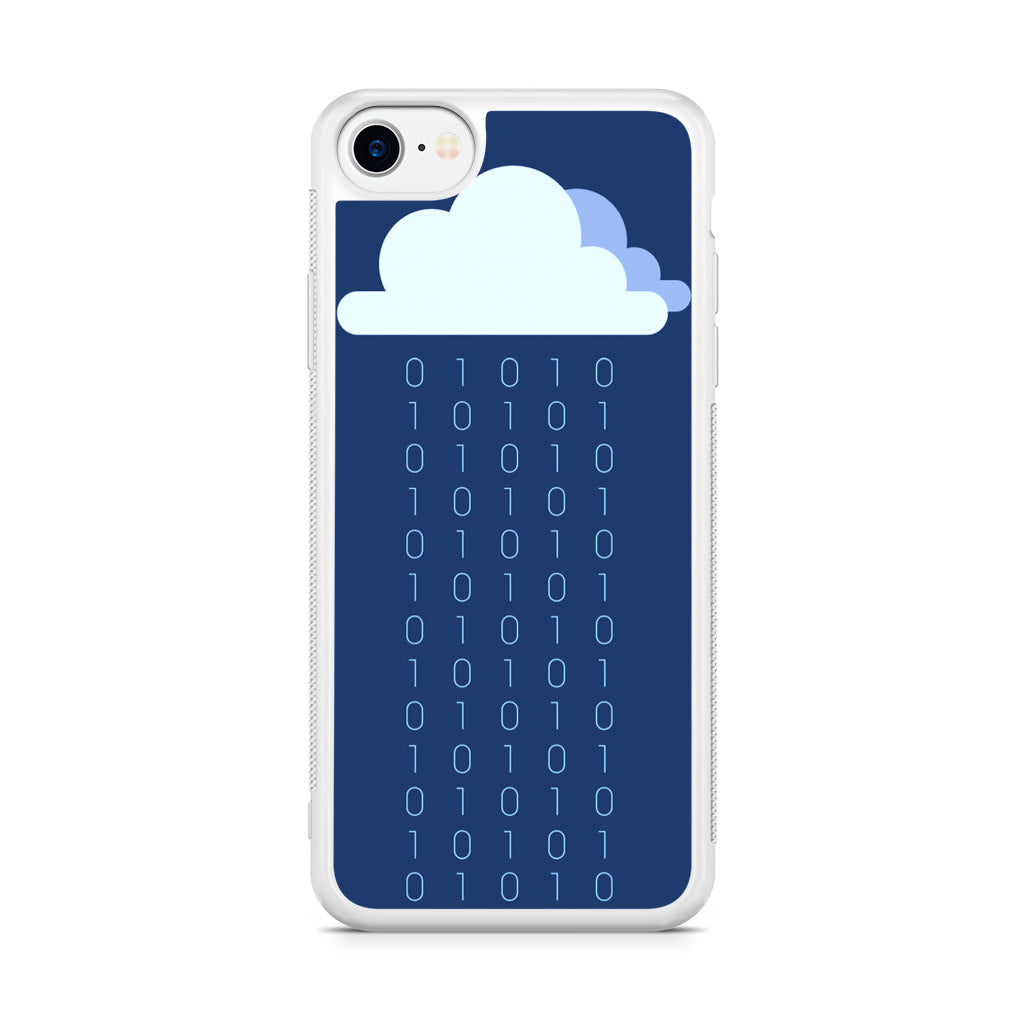Abstract Binary Minimalist iPhone SE 3rd Gen 2022 Case