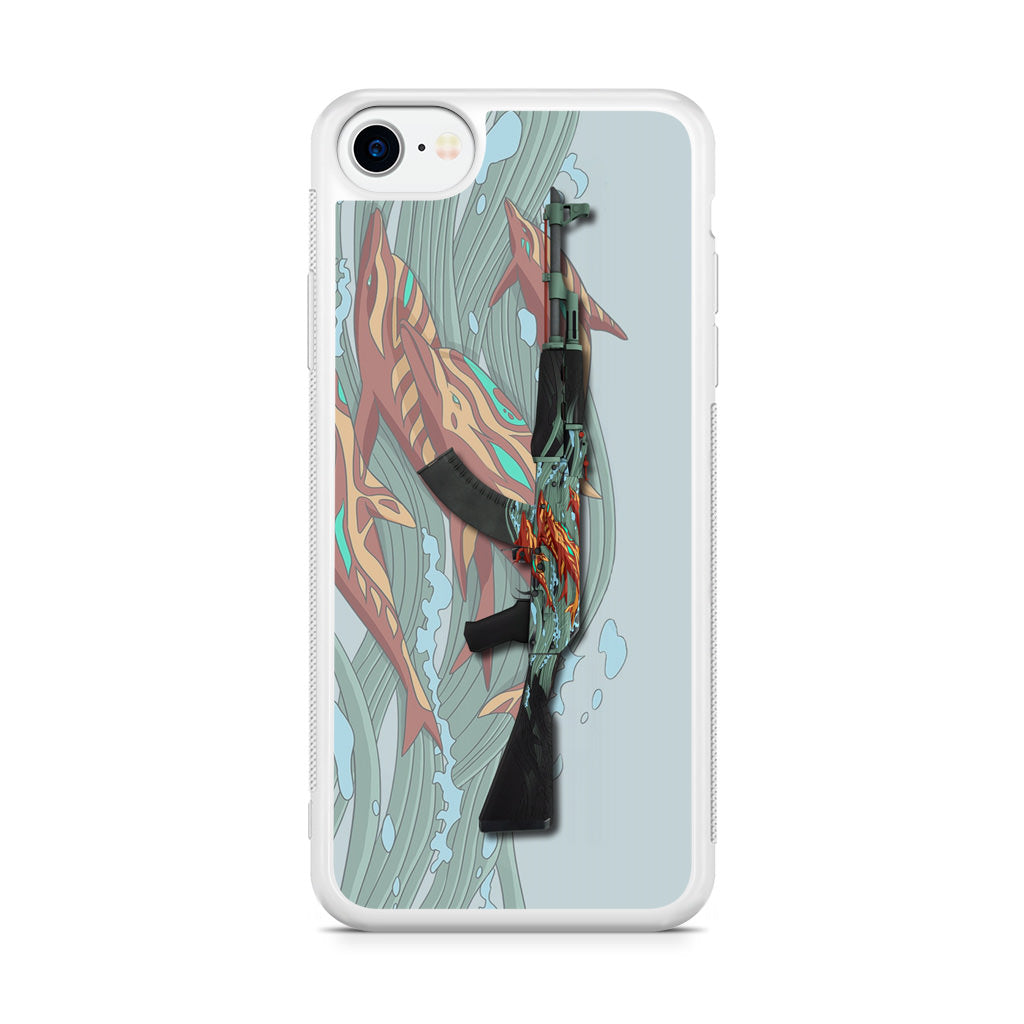 AK-47 Aquamarine Revenge iPhone SE 3rd Gen 2022 Case