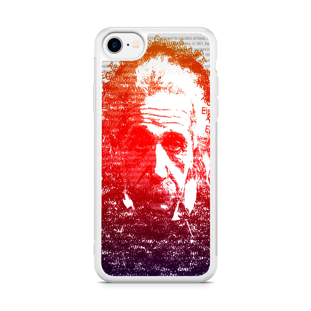 Albert Einstein Art iPhone SE 3rd Gen 2022 Case