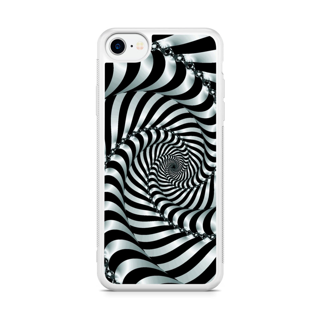 Artistic Spiral 3D iPhone SE 3rd Gen 2022 Case