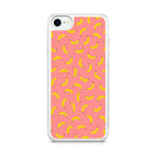 Bananas Fruit Pattern Pink iPhone SE 3rd Gen 2022 Case