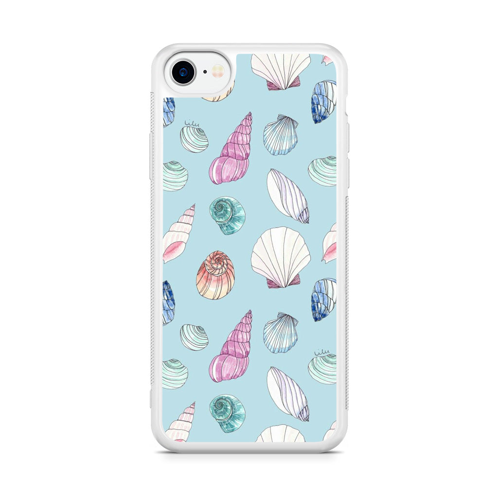 Beach Shells Pattern iPhone SE 3rd Gen 2022 Case