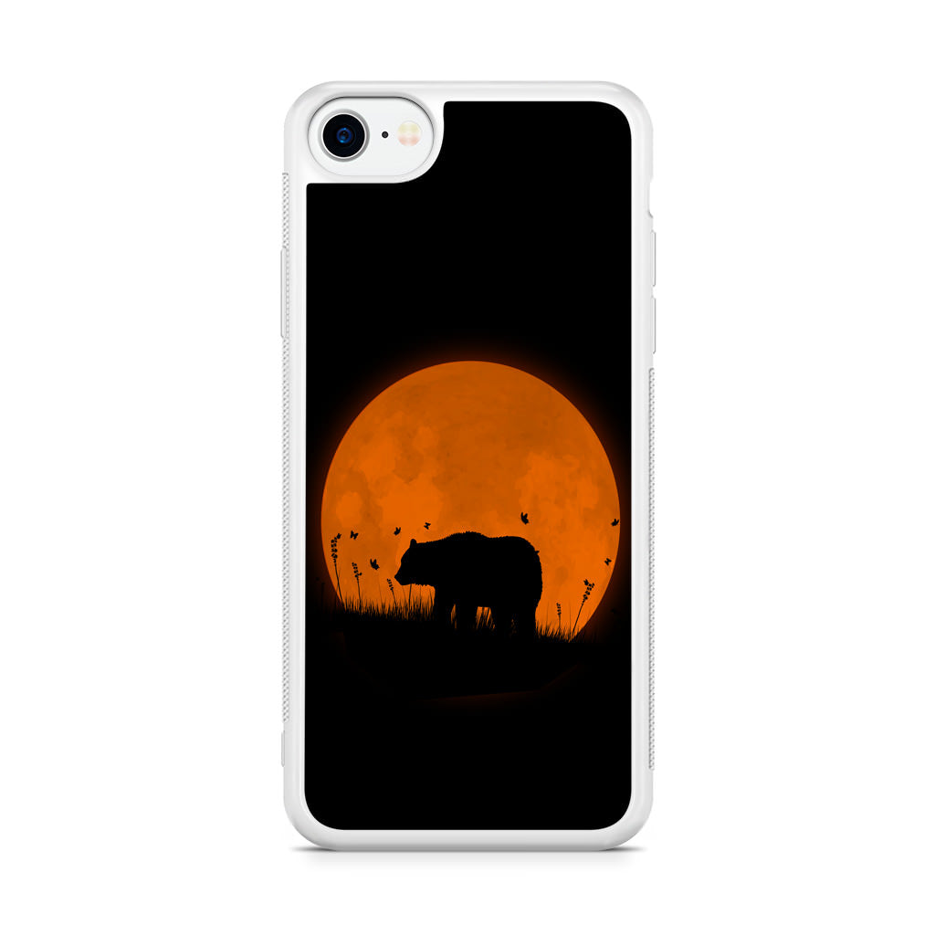 Bear Silhouette iPhone SE 3rd Gen 2022 Case