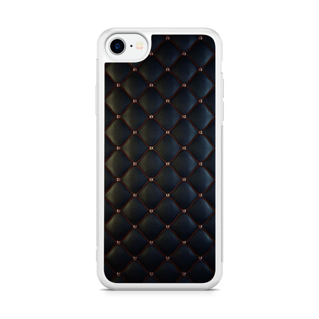 Black Royal Pattern iPhone SE 3rd Gen 2022 Case
