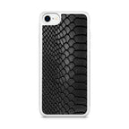 Black Snake Skin Texture iPhone SE 3rd Gen 2022 Case