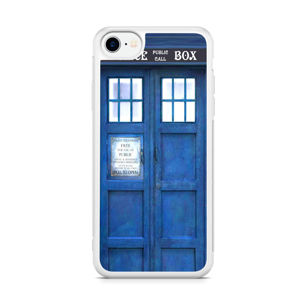 Blue Police Call Box iPhone SE 3rd Gen 2022 Case