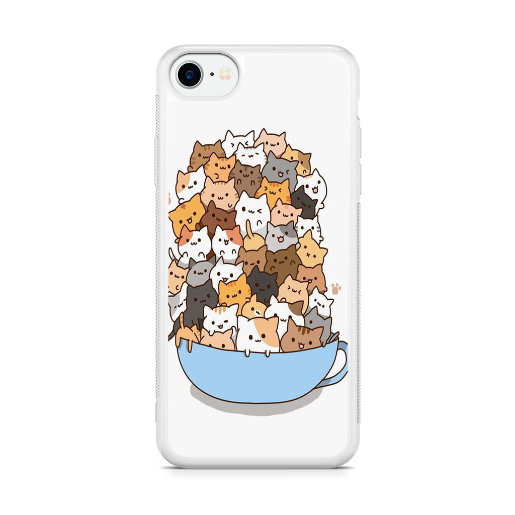 Cats on A Bowl iPhone SE 3rd Gen 2022 Case
