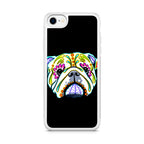 Colorful Bulldog Art iPhone SE 3rd Gen 2022 Case