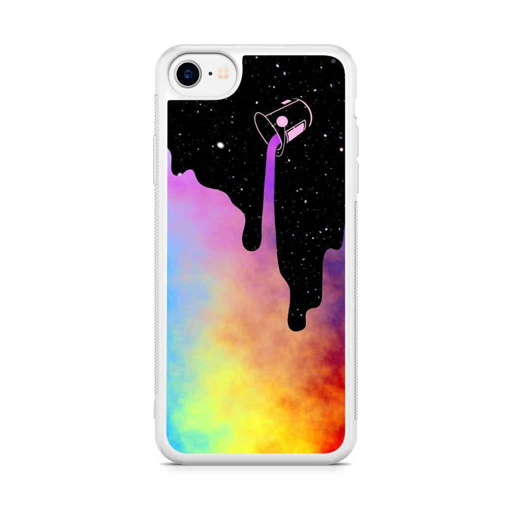 Coloring Galaxy iPhone SE 3rd Gen 2022 Case