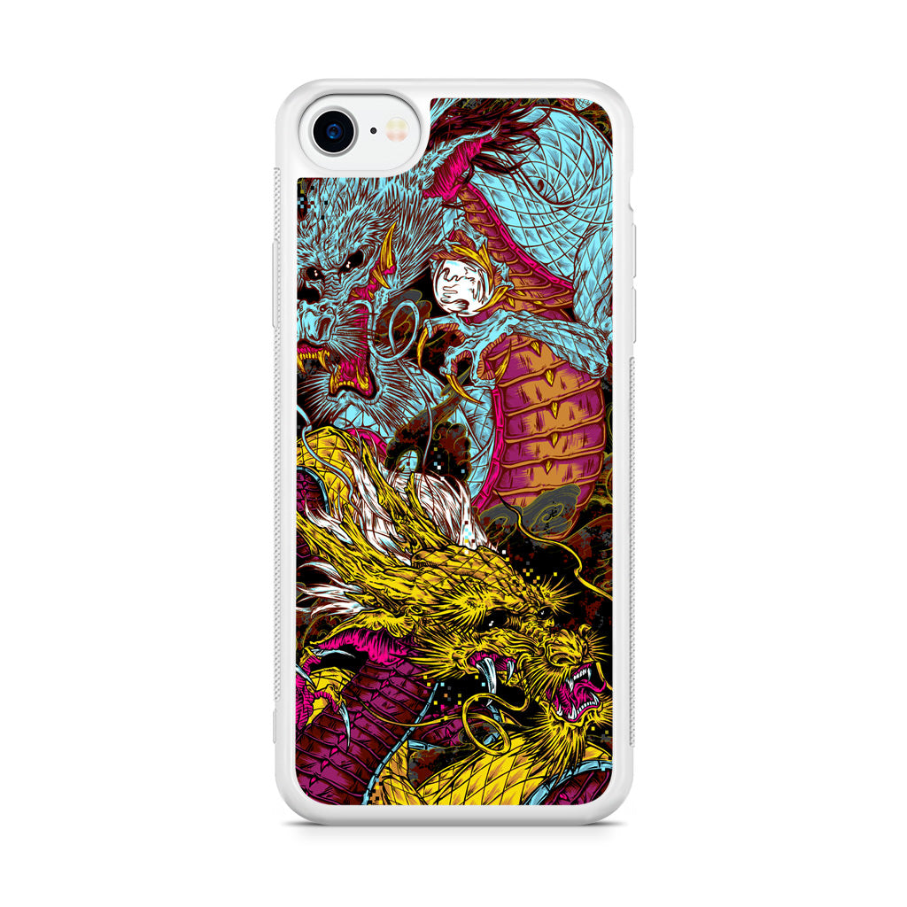 Double Dragons iPhone SE 3rd Gen 2022 Case