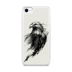 Eagle Art Black Ink iPhone SE 3rd Gen 2022 Case