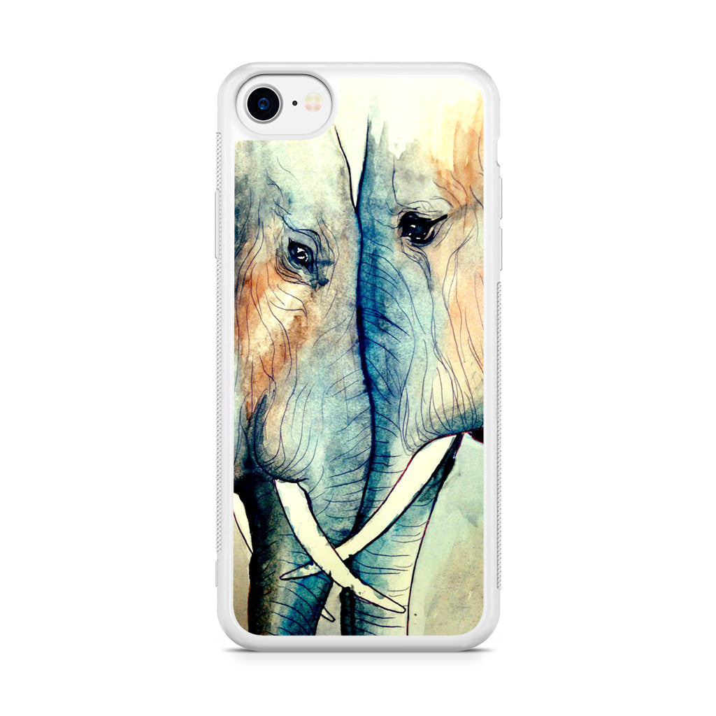 Elephants Sadness iPhone SE 3rd Gen 2022 Case