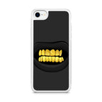 Gold Grillz iPhone SE 3rd Gen 2022 Case