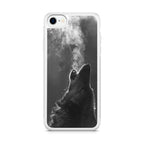 Howling Wolves Black and White iPhone SE 3rd Gen 2022 Case