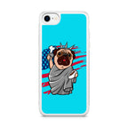 Independence Day Pug iPhone SE 3rd Gen 2022 Case