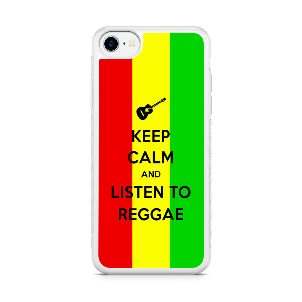 Keep Calm and Listen to Reggae iPhone SE 3rd Gen 2022 Case