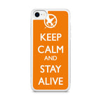 Keep Calm and Stay Alive iPhone SE 3rd Gen 2022 Case
