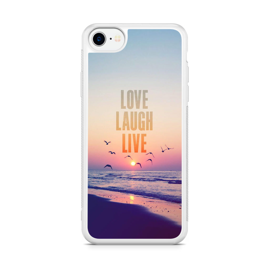 Love Laugh Live iPhone SE 3rd Gen 2022 Case