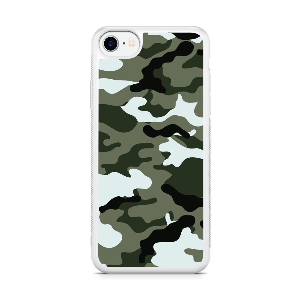 Military Green Camo iPhone SE 3rd Gen 2022 Case