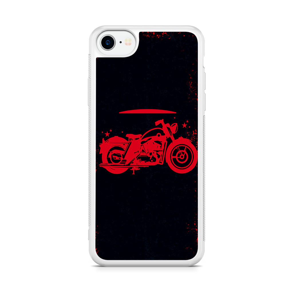 Motorcycle Red Art iPhone SE 3rd Gen 2022 Case