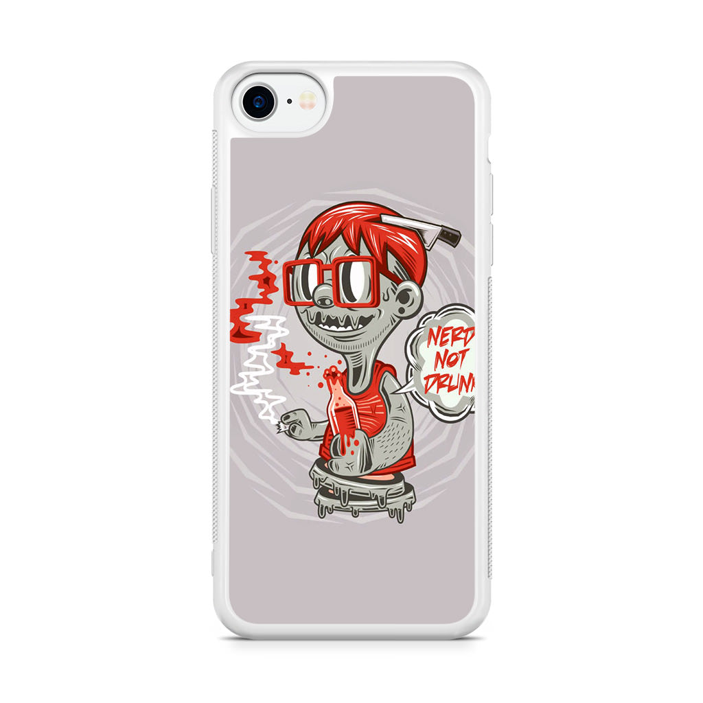 Nerd Not Drunk Zombie iPhone SE 3rd Gen 2022 Case