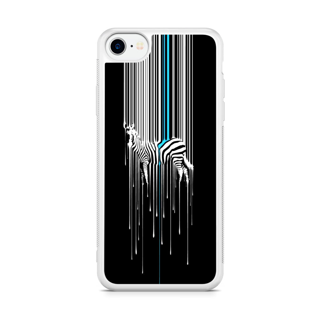 Painting Zebra iPhone SE 3rd Gen 2022 Case