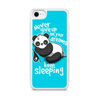 Panda Keep Sleeping iPhone SE 3rd Gen 2022 Case