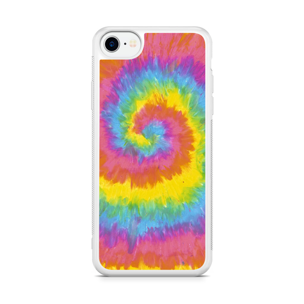 Pastel Rainbow Tie Dye iPhone SE 3rd Gen 2022 Case