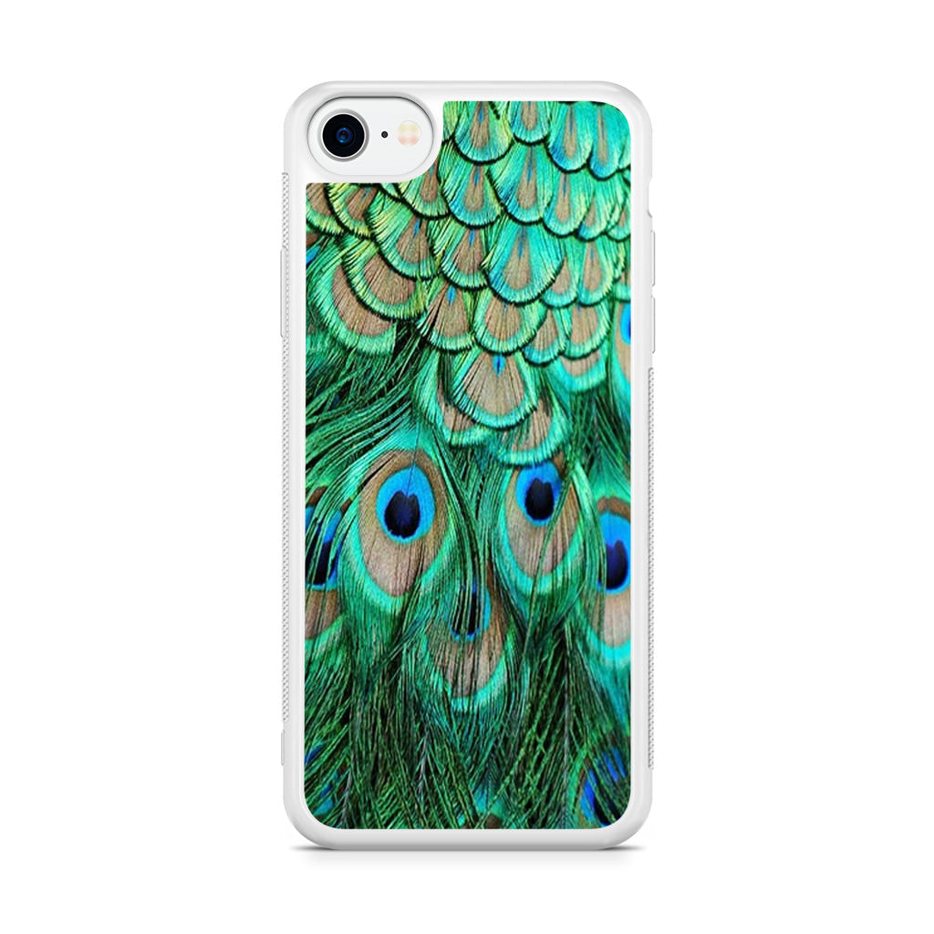 Peacock Feather iPhone SE 3rd Gen 2022 Case