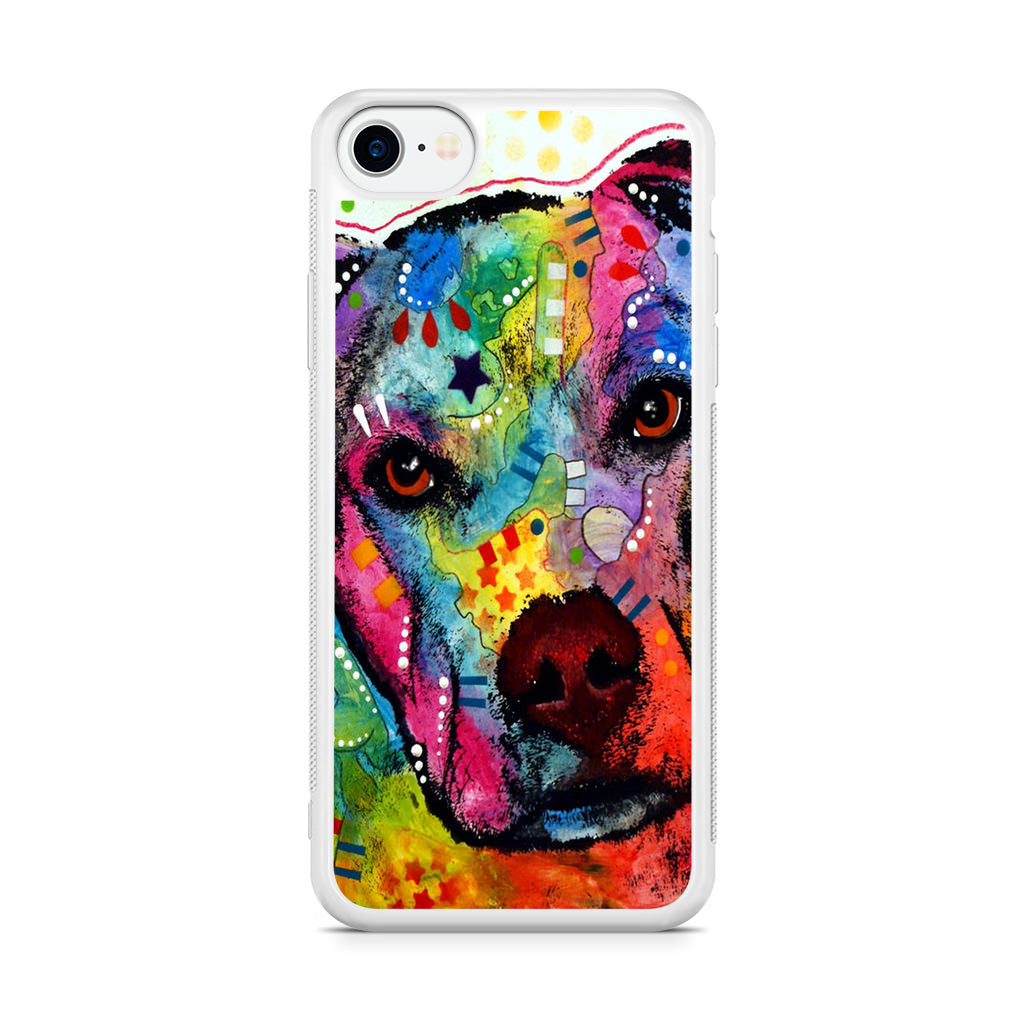 Pitbull Love Painting iPhone SE 3rd Gen 2022 Case