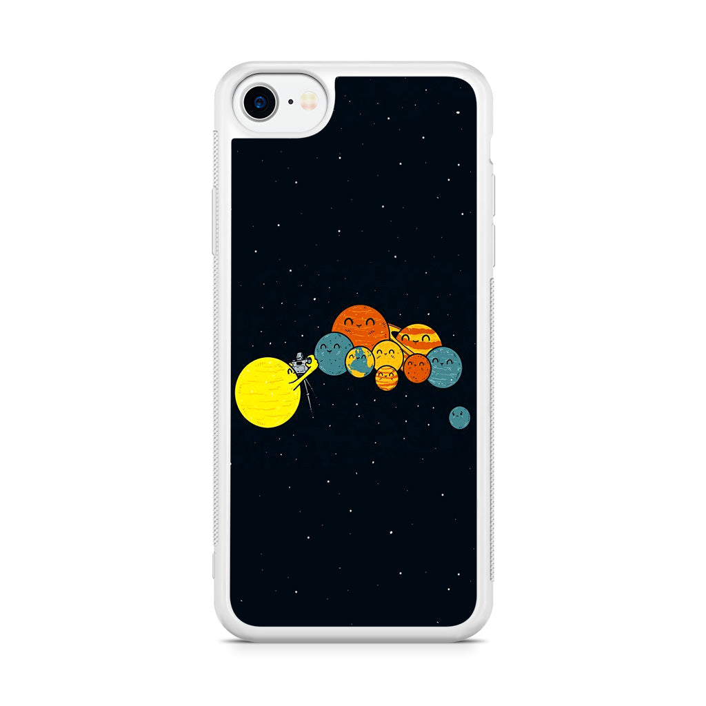 Planet Cute Illustration iPhone SE 3rd Gen 2022 Case