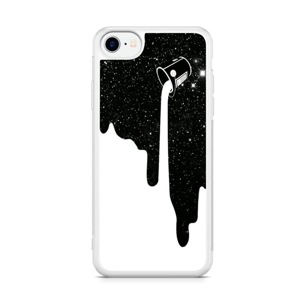 Pouring Milk Into Galaxy iPhone SE 3rd Gen 2022 Case