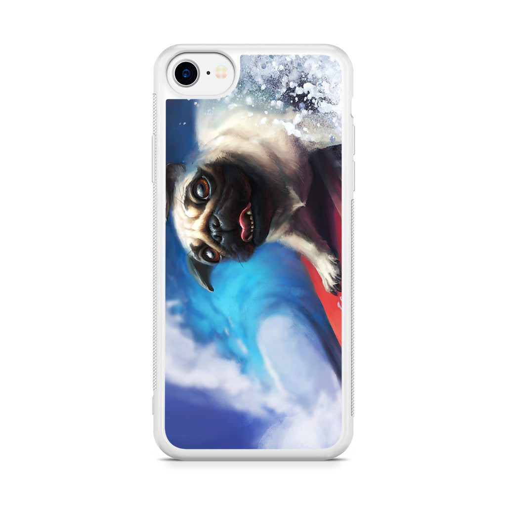 Pug Surfers iPhone SE 3rd Gen 2022 Case