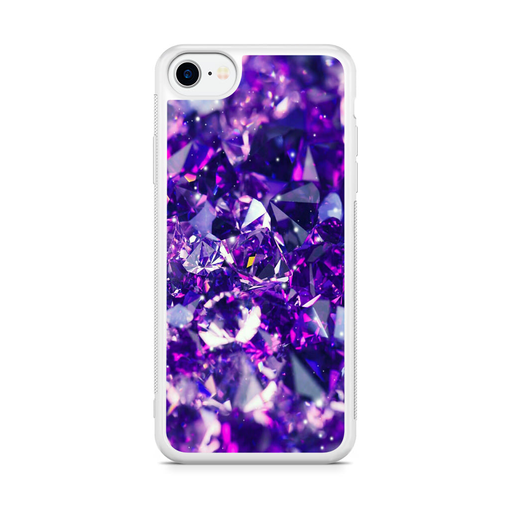 Purple Crystal iPhone SE 3rd Gen 2022 Case