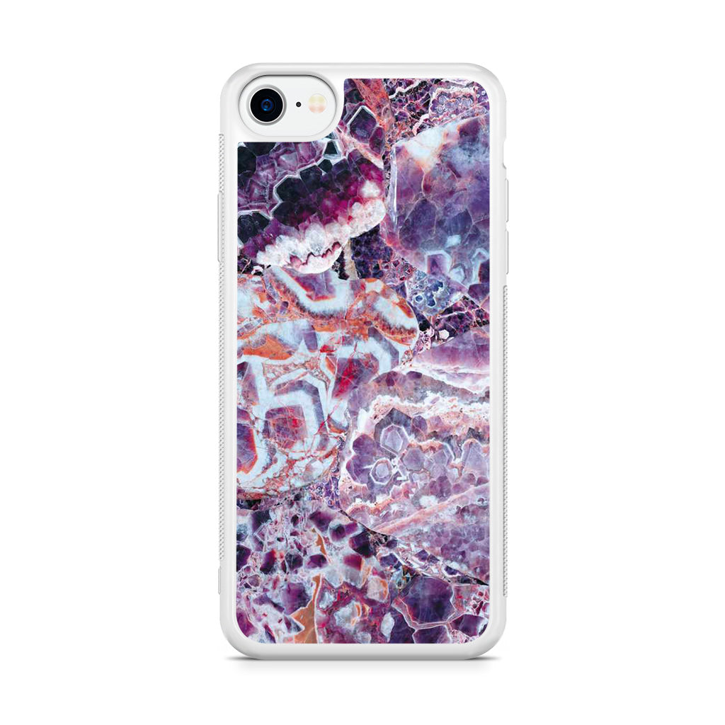 Purple Marble iPhone SE 3rd Gen 2022 Case