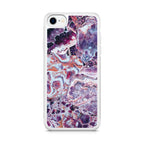 Purple Marble iPhone SE 3rd Gen 2022 Case