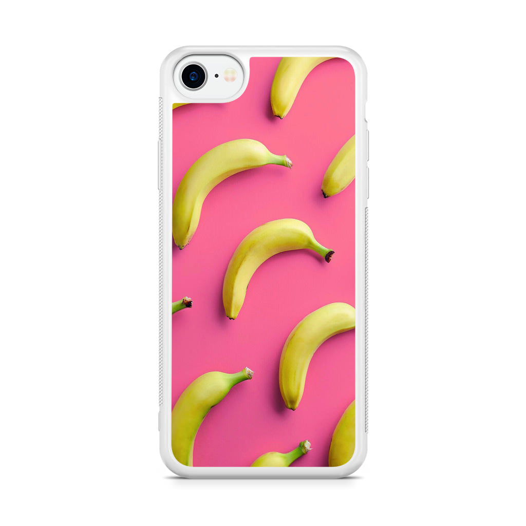Real Bananas Fruit Pattern iPhone SE 3rd Gen 2022 Case