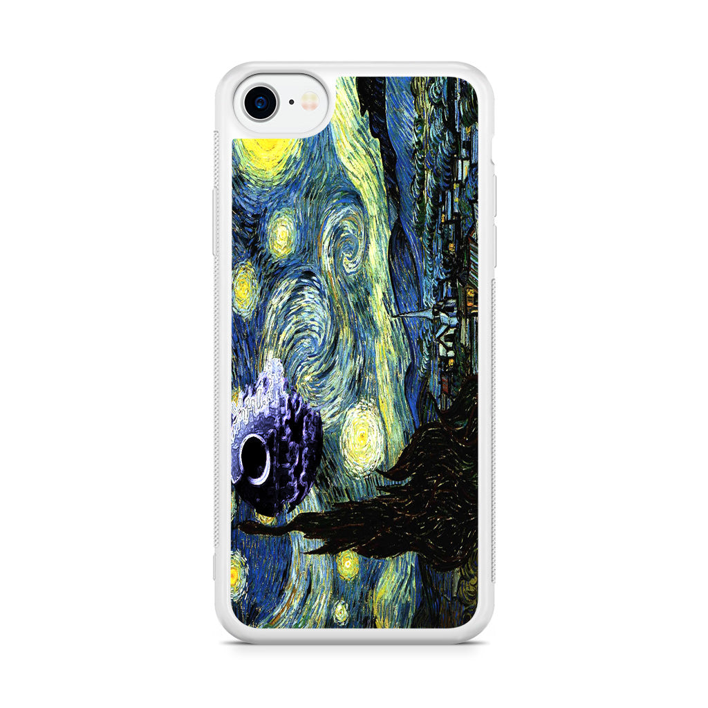 Skellington on a Starry Night iPhone SE 3rd Gen 2022 Case