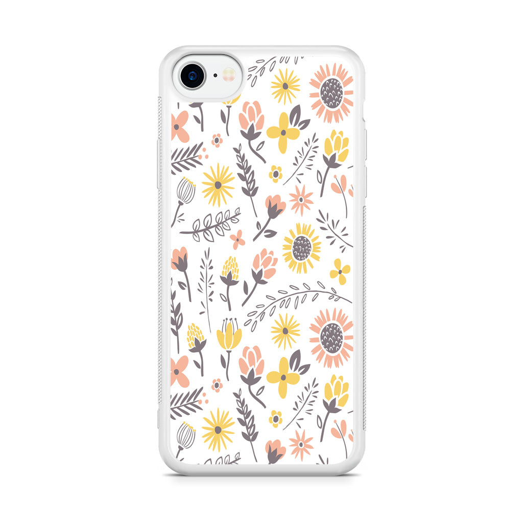 Spring Things Pattern iPhone SE 3rd Gen 2022 Case