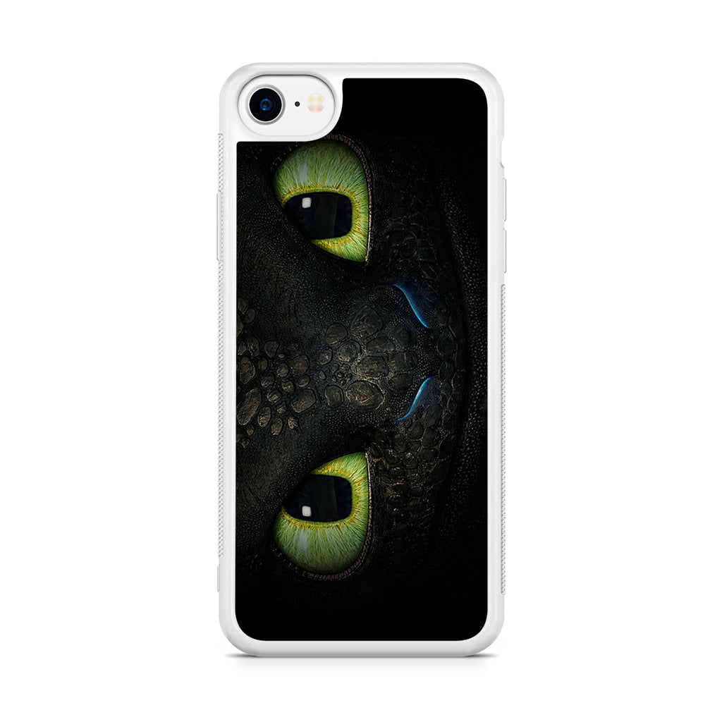 Toothless Dragon Eyes Close Up iPhone SE 3rd Gen 2022 Case