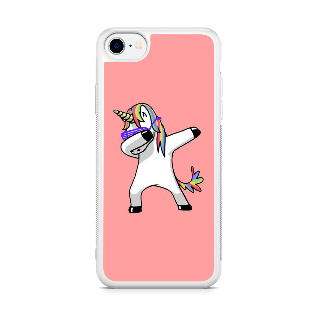 Unicorn Dabbing Pink iPhone SE 3rd Gen 2022 Case