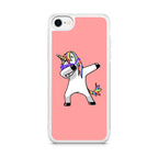 Unicorn Dabbing Pink iPhone SE 3rd Gen 2022 Case
